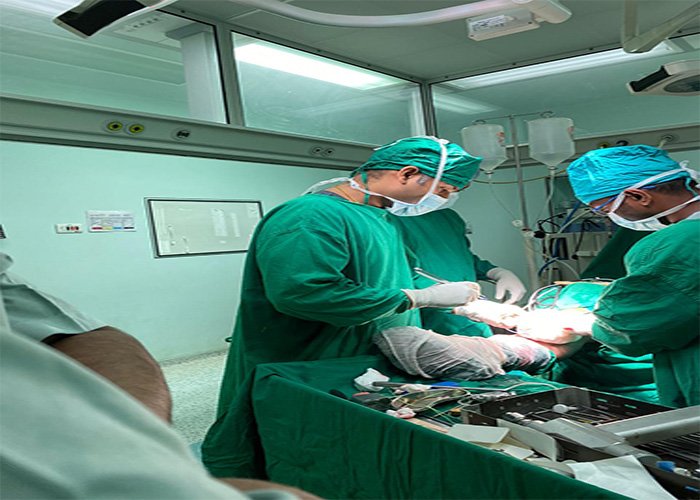 Dr. Mohit Shete During Surgery